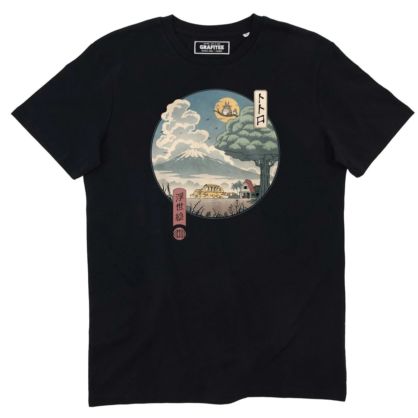 Camiseta Totoro Ukiyo-E