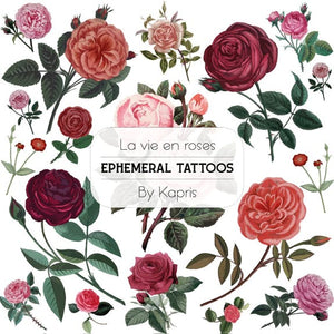 Tatuajes Efímeros La Vie en Roses