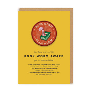 Parche/ Postal Bookworm - Mie Moe